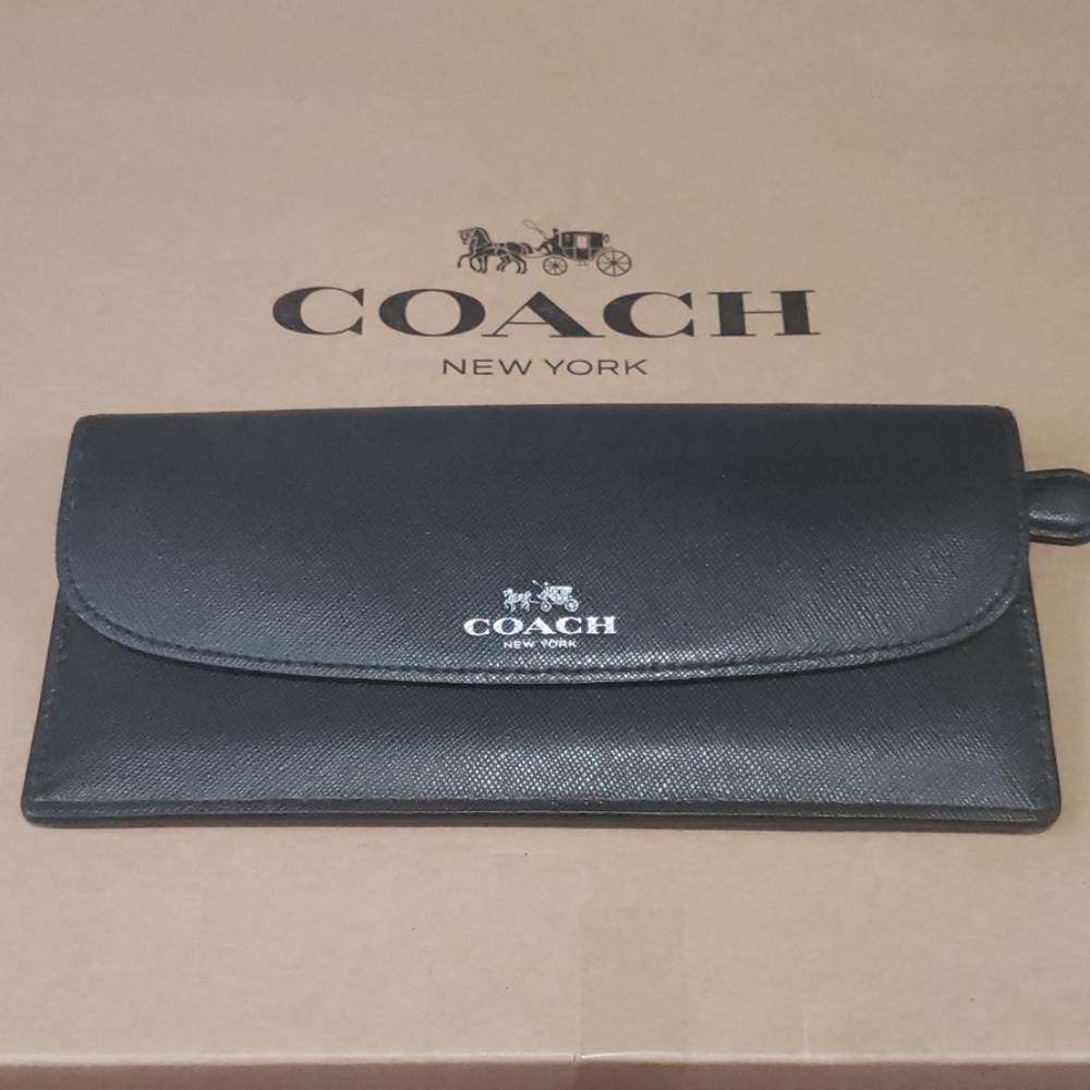 Black coach wallet